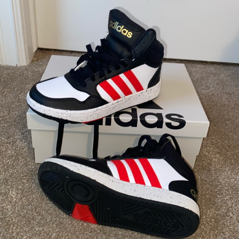 Adidas new in box high tops
